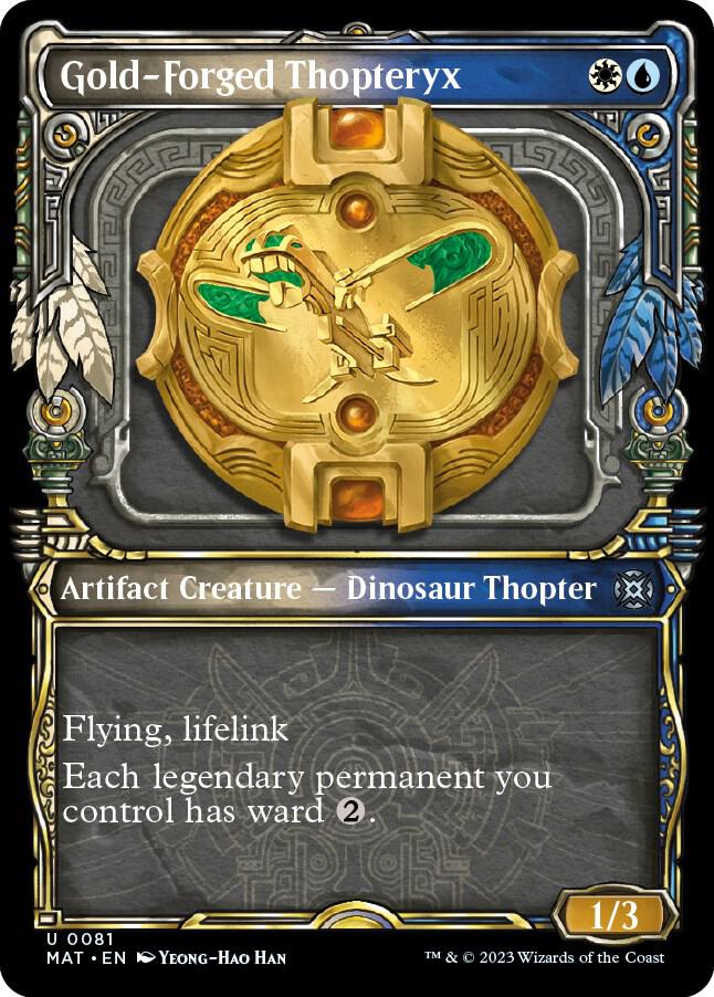 Gold-Forged Thopteryx - 81 - uncommon