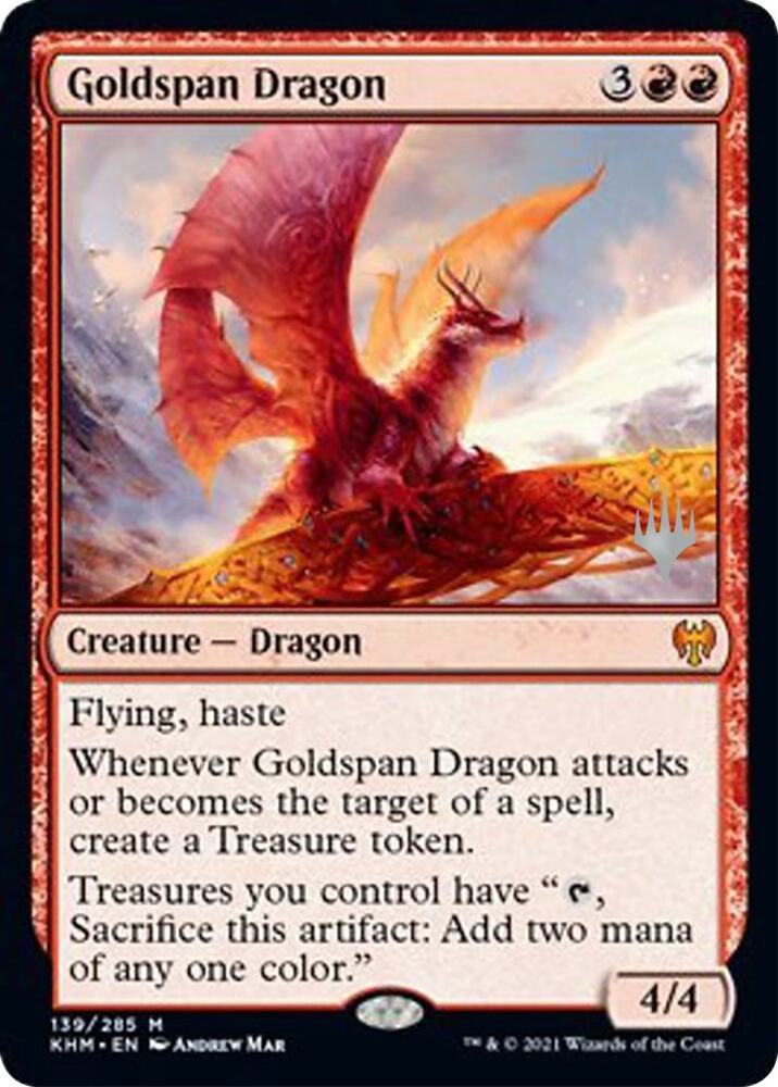 Goldspan Dragon - 139p - mythic
