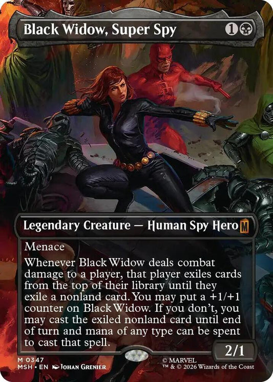 Black Widow, Super Spy - 347 - mythic