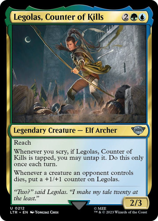 Legolas, Counter of Kills - 212 - uncommon