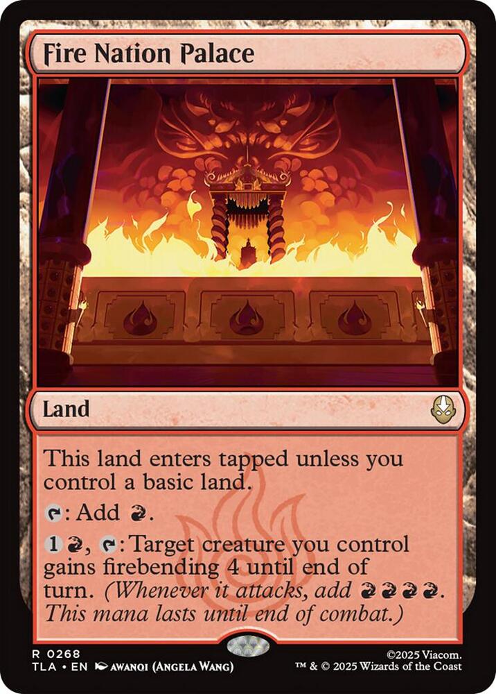 Fire Nation Palace - 268 - rare