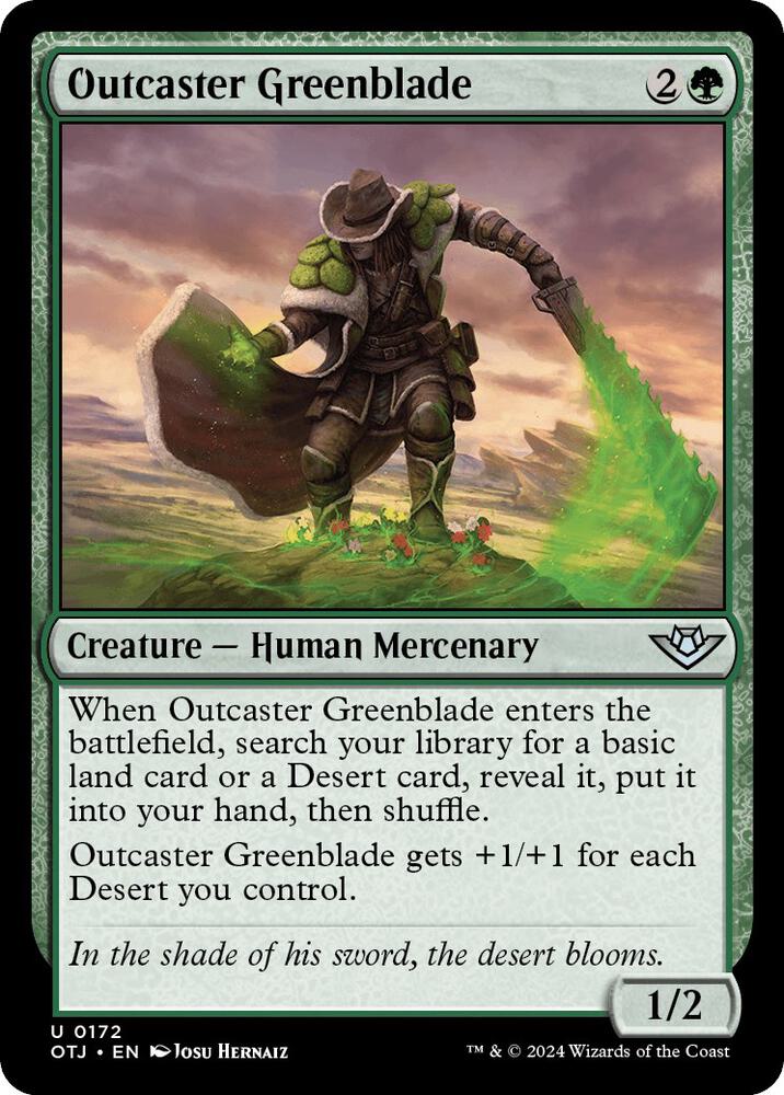 Outcaster Greenblade - 172 - uncommon
