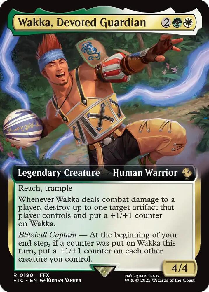 Wakka, Devoted Guardian - 190 - rare