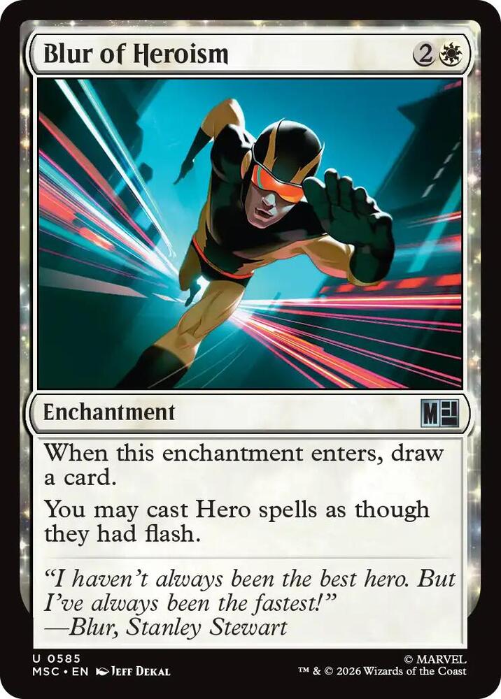 Blur of Heroism - 585 - uncommon