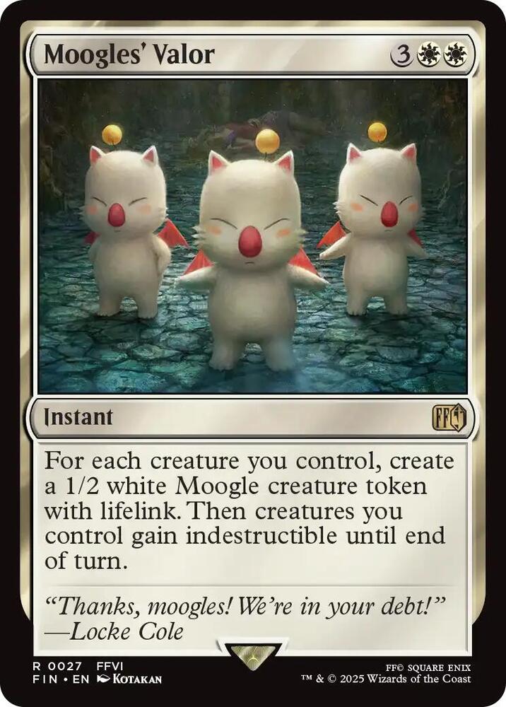 Moogles' Valor - 27 - rare