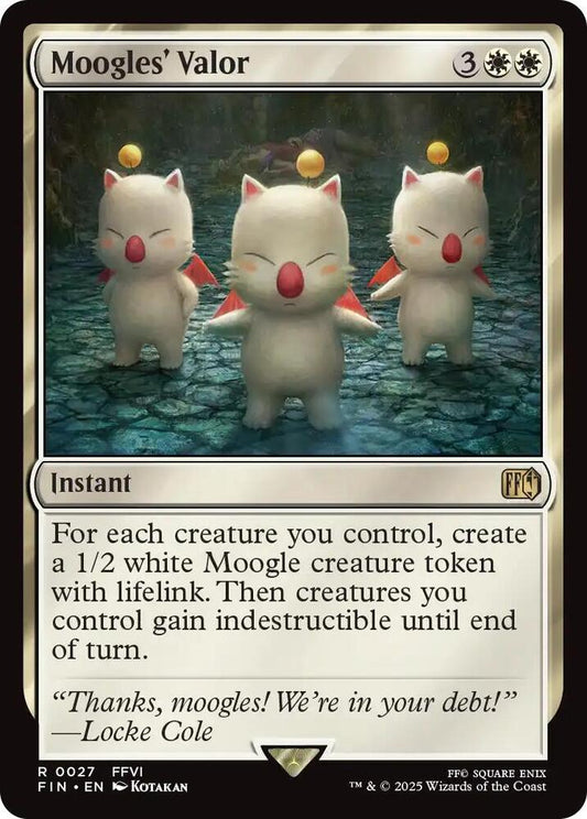Moogles' Valor - 27 - rare
