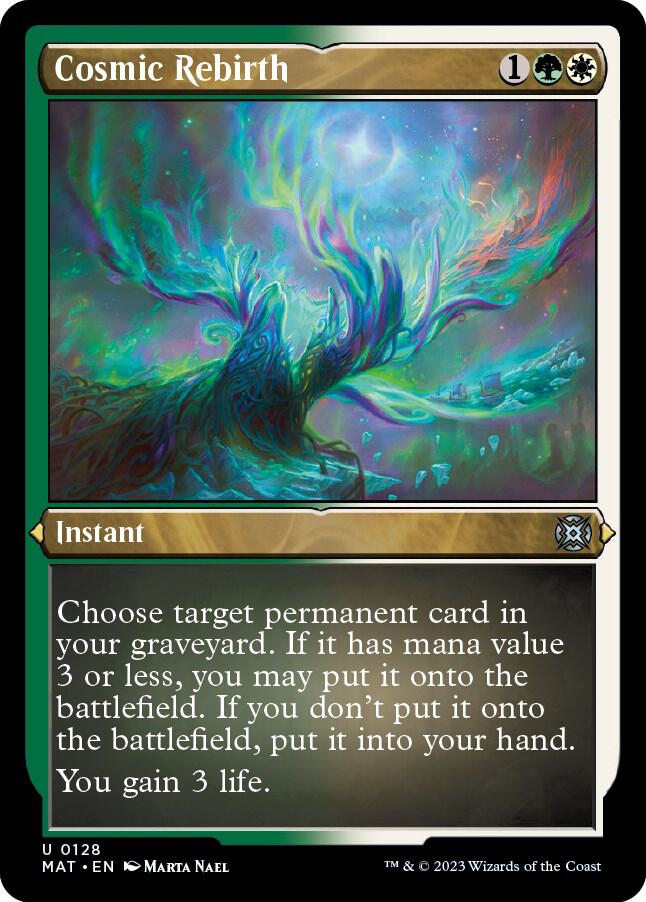 Cosmic Rebirth - 128 - Etched uncommon
