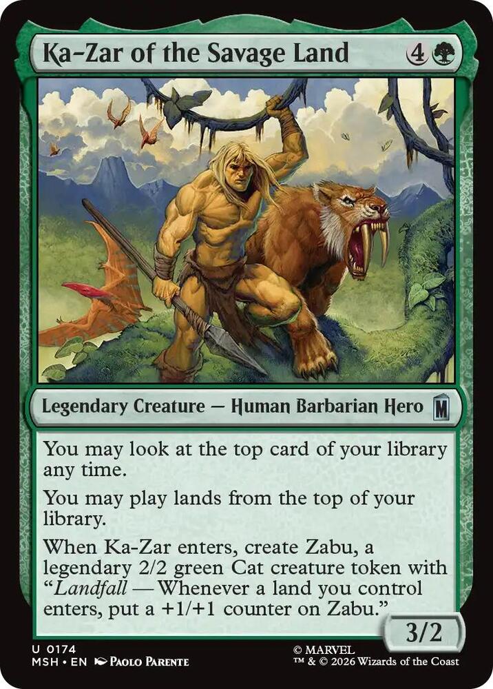 Ka-Zar of the Savage Land - 174 - uncommon