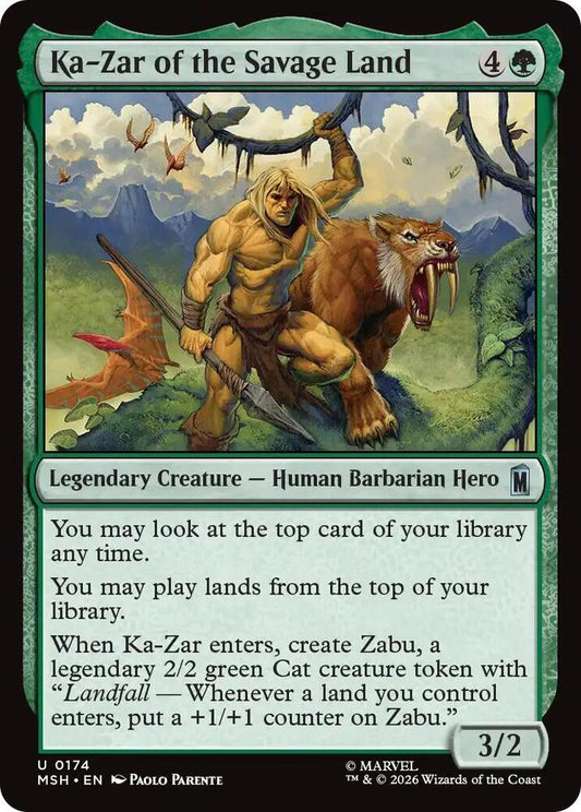 Ka-Zar of the Savage Land - 174 - uncommon
