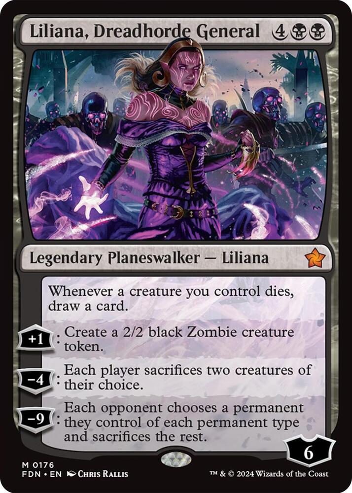 Liliana, Dreadhorde General - 176 - mythic