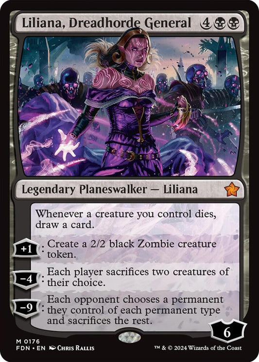 Liliana, Dreadhorde General - 176 - mythic