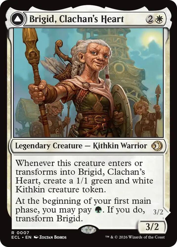Brigid, Clachan's Heart // Brigid, Doun's Mind - 7 - rare