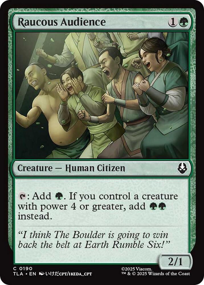 Raucous Audience - 190 - common