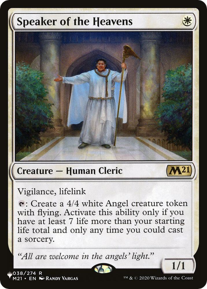 Speaker of the Heavens - M21-38 - rare