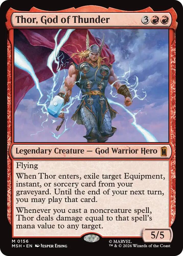 Thor, God of Thunder - 156 - mythic
