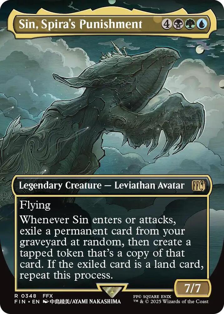 Sin, Spira's Punishment - 348 - rare