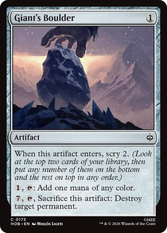 Giant's Boulder - 173 - common
