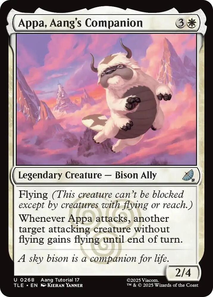 Appa, Aang's Companion - 268 - uncommon