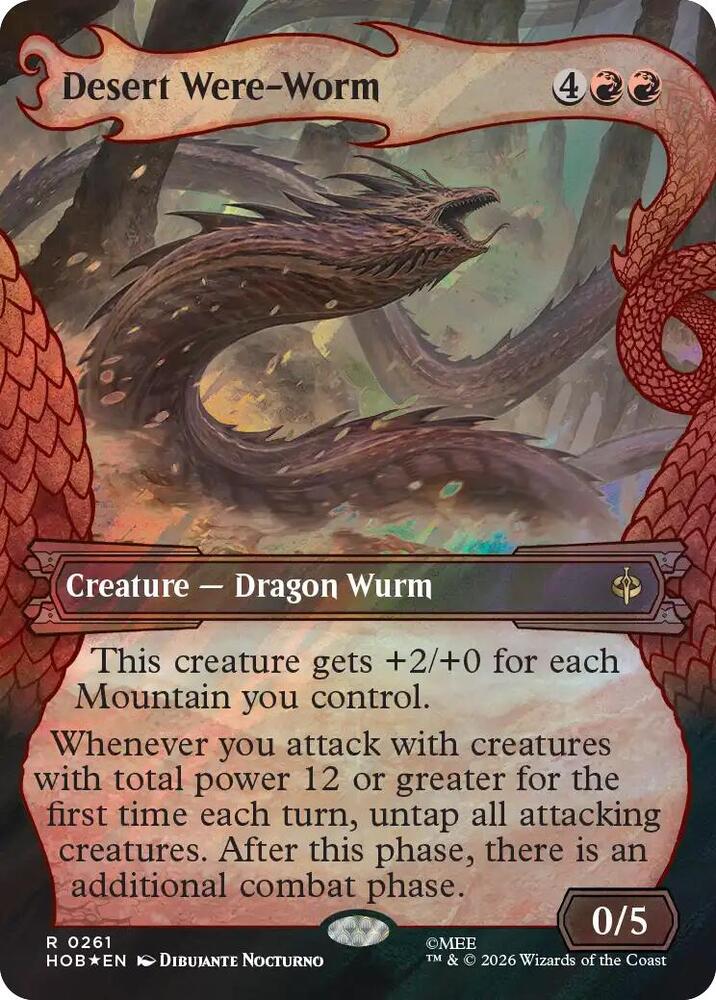 Desert Were-Worm - 261 - rare