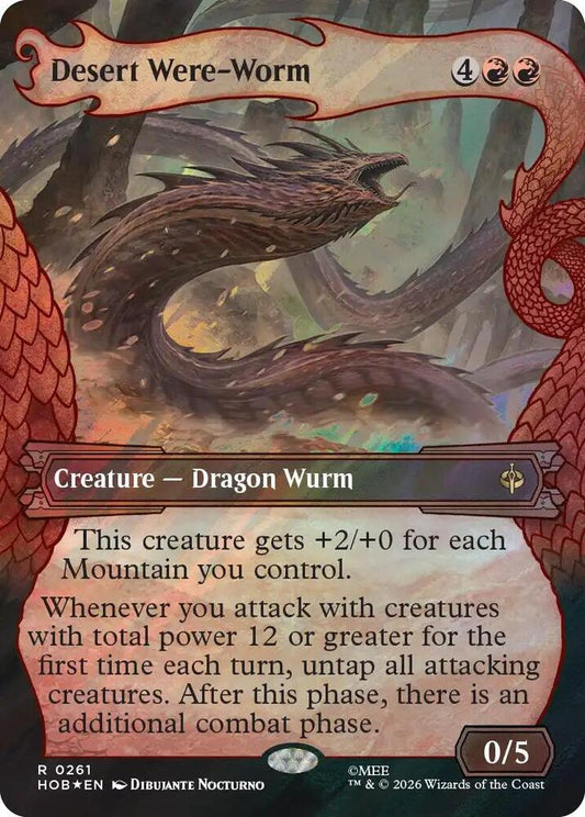Desert Were-Worm - 261 - rare