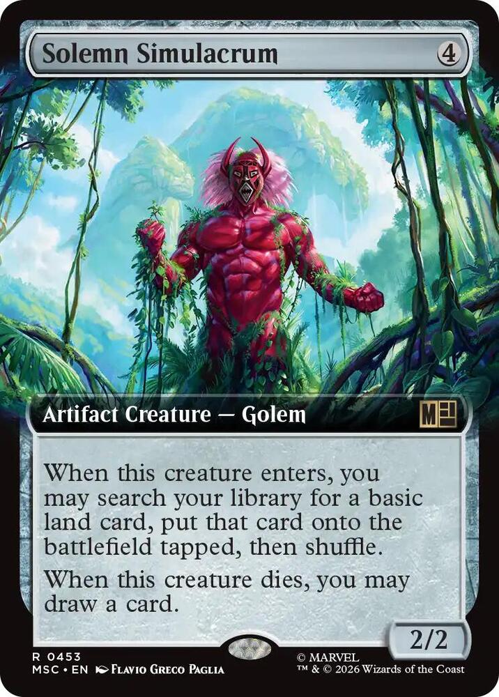 Solemn Simulacrum - 453 - rare