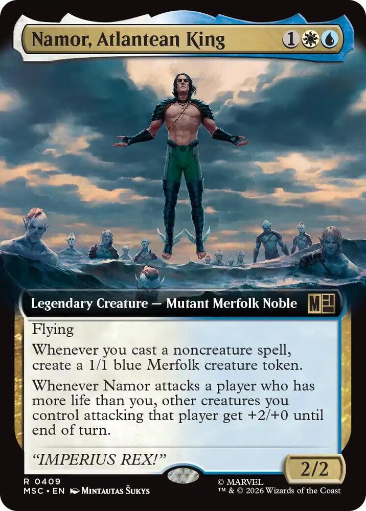 Namor, Atlantean King - 409 - rare