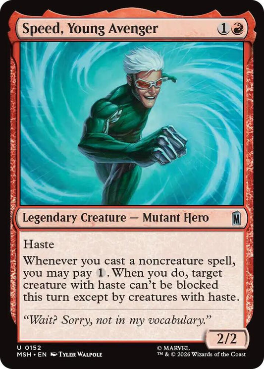 Speed, Young Avenger - 152 - uncommon