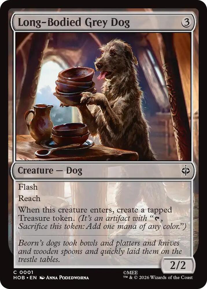 Long-Bodied Grey Dog - 1 - common