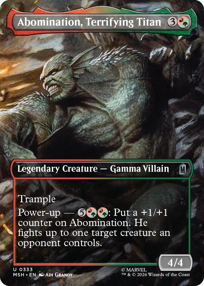 Abomination, Terrifying Titan - 333 - uncommon