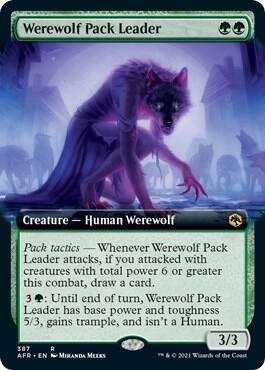 Werewolf Pack Leader - 387 - rare