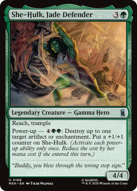 She-Hulk, Jade Defender - 188 - uncommon