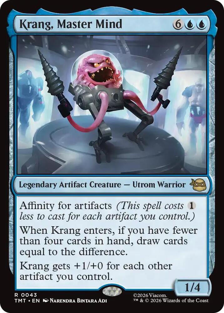 Krang, Master Mind - 43 - rare