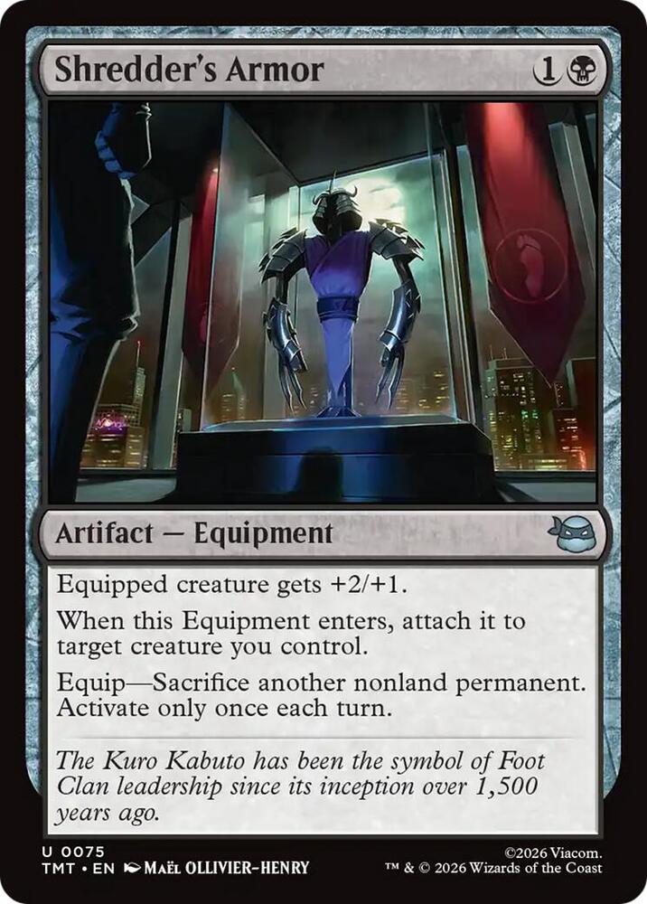 Shredder's Armor - 75 - uncommon