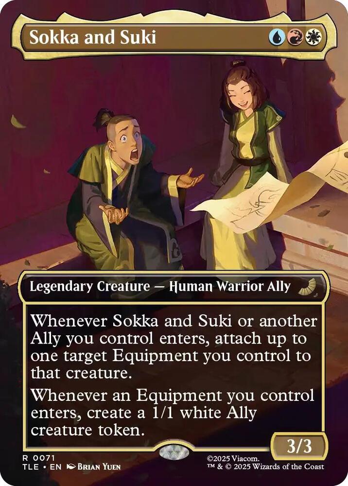 Sokka and Suki - 71 - rare