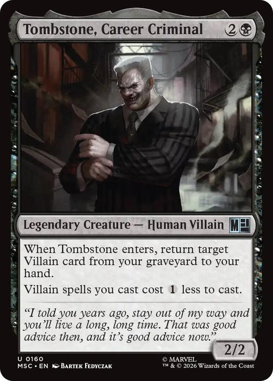 Tombstone, Career Criminal - 160 - uncommon