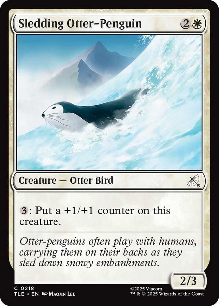 Sledding Otter-Penguin - 218 - common