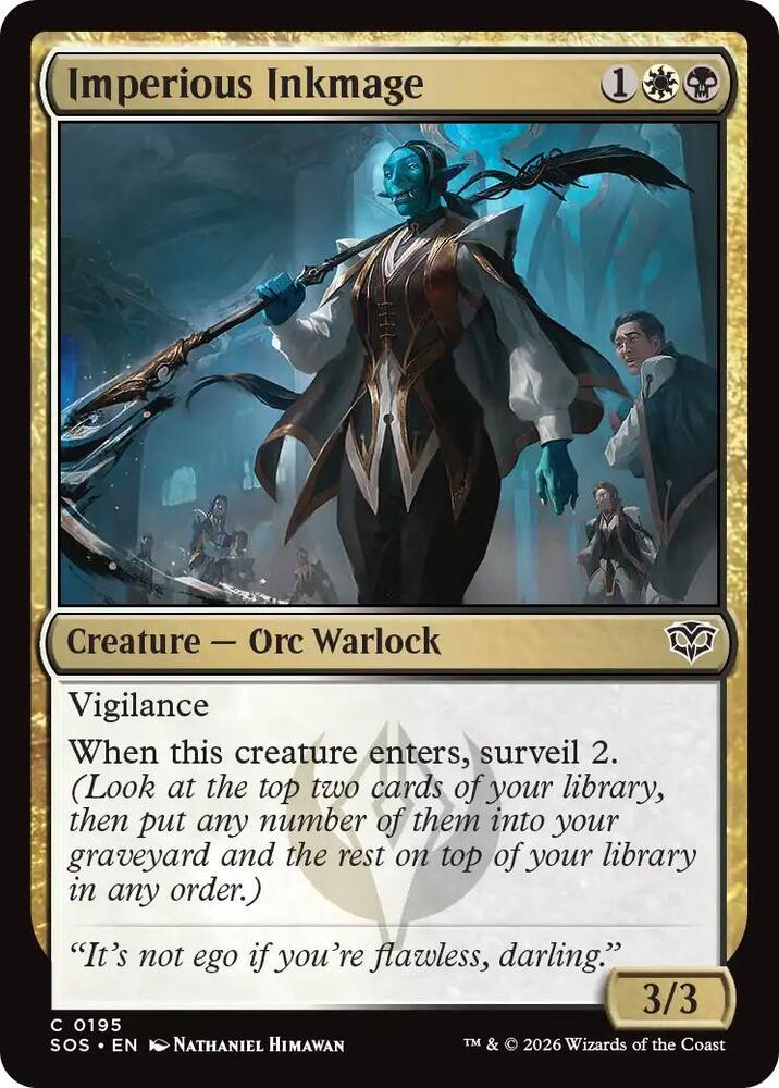 Imperious Inkmage - 195 - common
