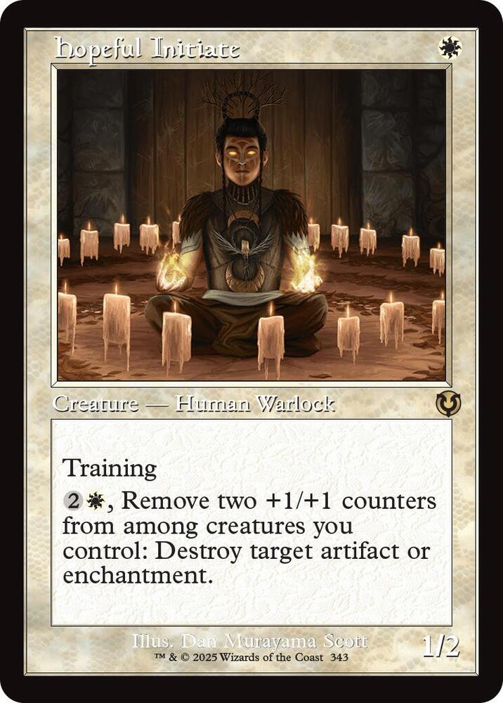 Hopeful Initiate - 343 - rare