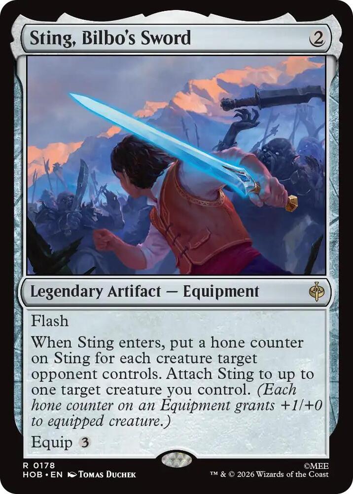 Sting, Bilbo's Sword - 178 - rare