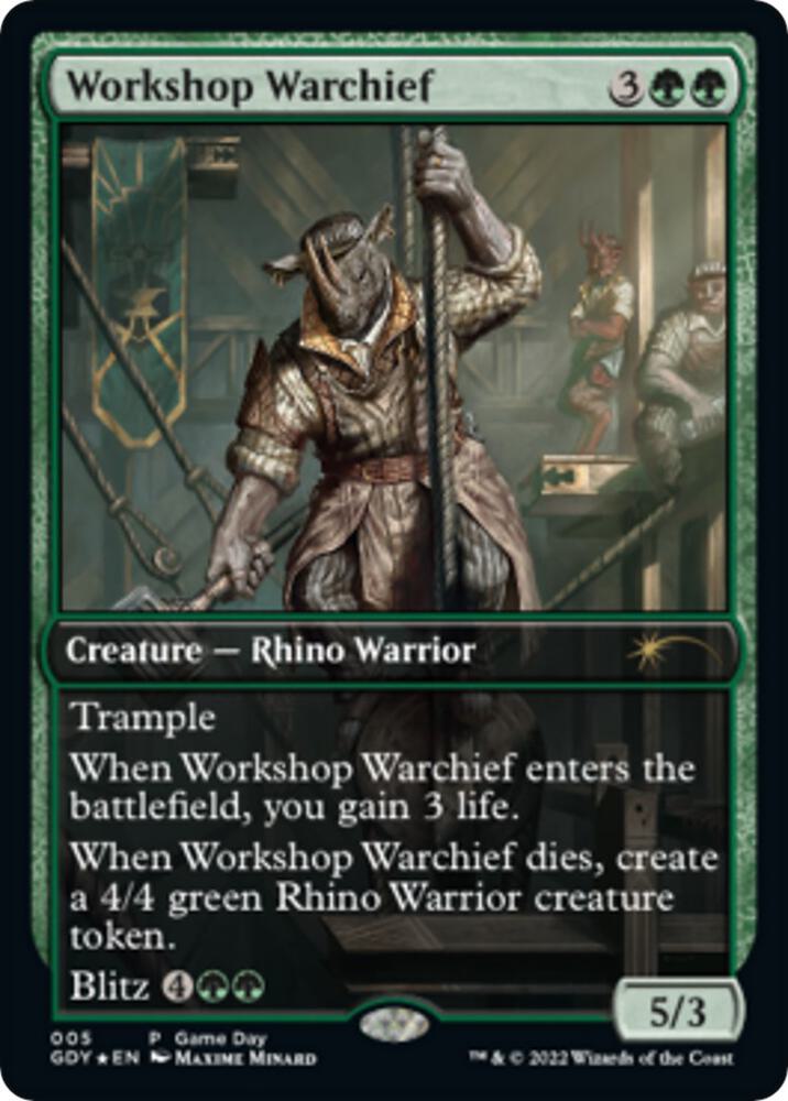 Workshop Warchief - 5 - rare