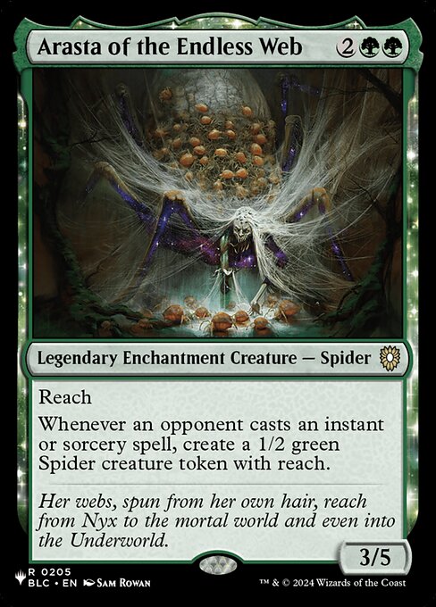 Arasta of the Endless Web - BLC-205 - rare