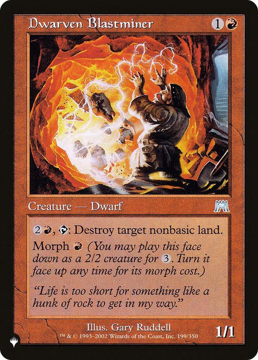 Dwarven Blastminer - ONS-199 - uncommon