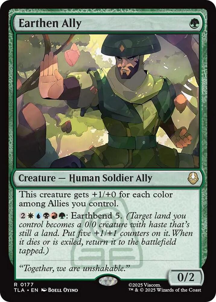 Earthen Ally - 177 - rare