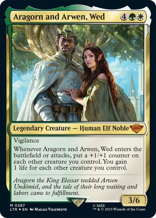 Aragorn and Arwen, Wed - 287 - mythic