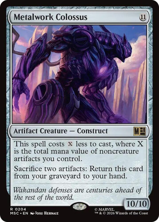 Metalwork Colossus - 204 - rare