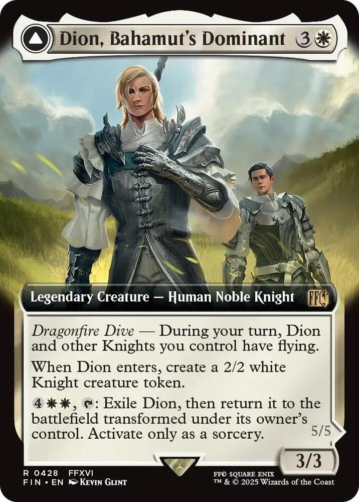 Dion, Bahamut's Dominant // Bahamut, Warden of Light - 428 - rare