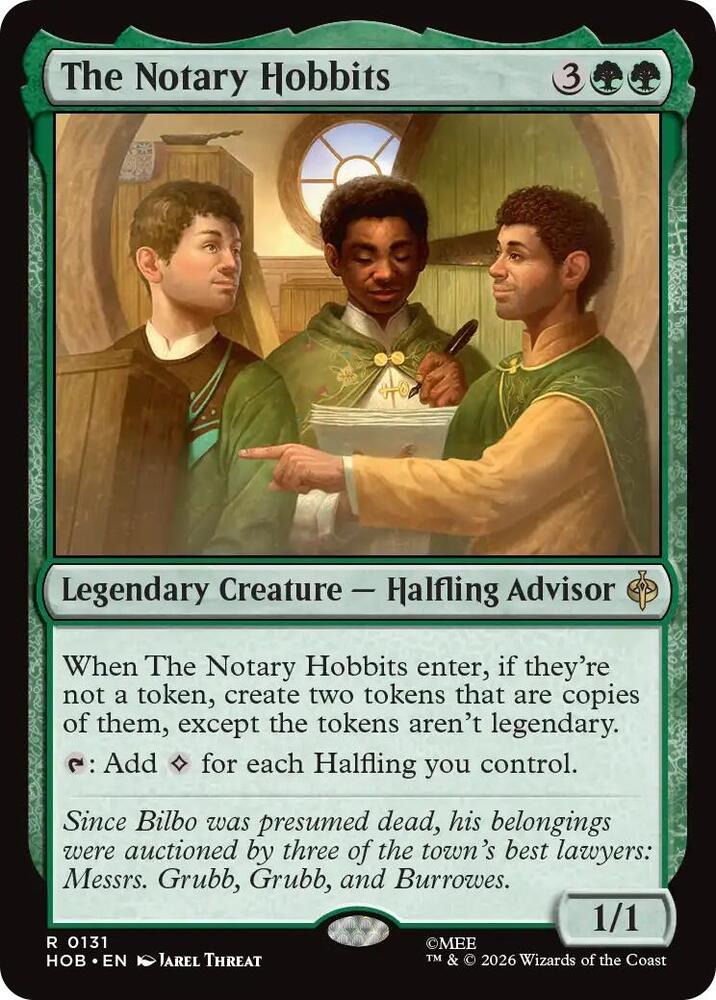 The Notary Hobbits - 131 - rare