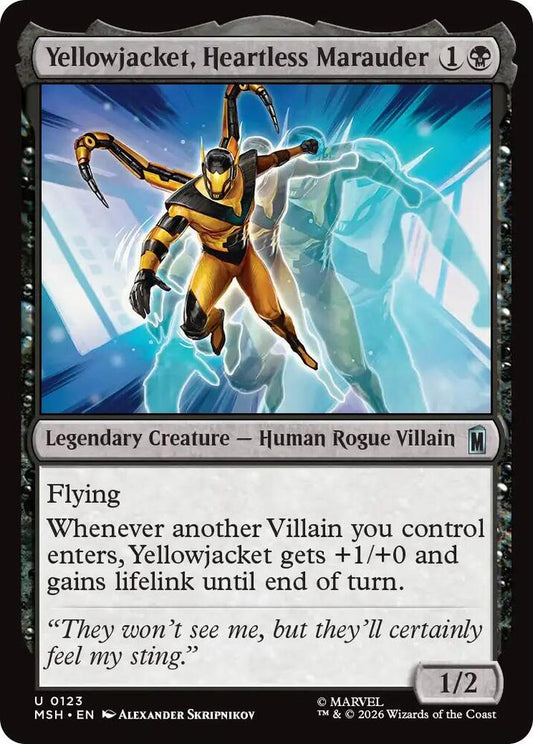 Yellowjacket, Heartless Marauder - 123 - uncommon
