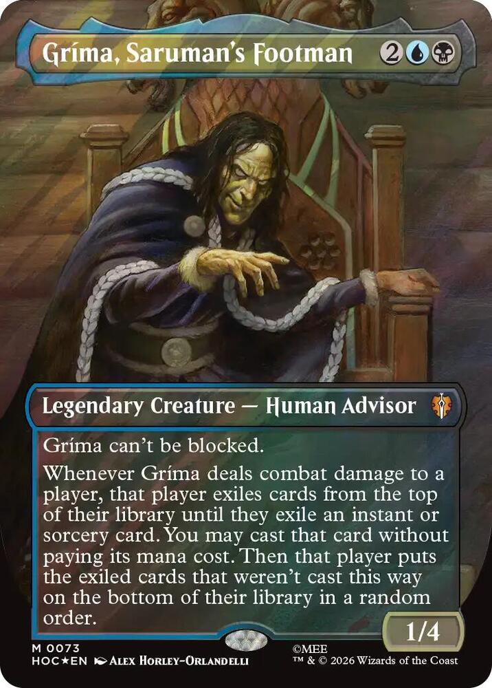 Gríma, Saruman's Footman - 73 - mythic
