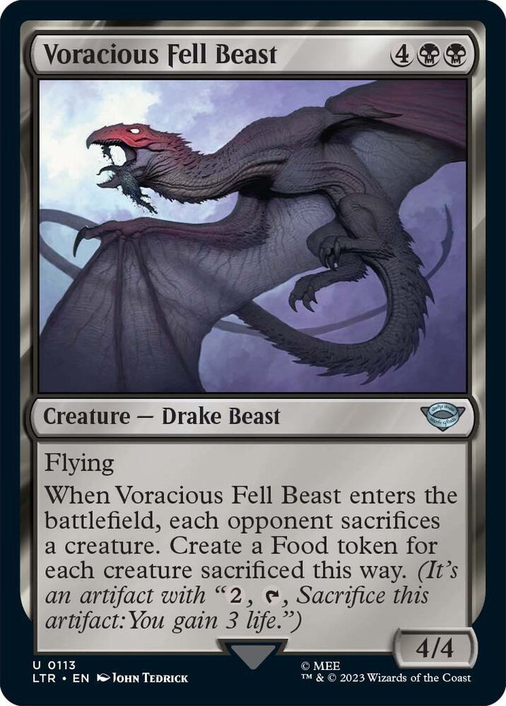 Voracious Fell Beast - 113 - uncommon